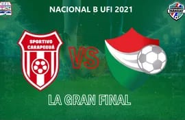 Placa de Deportes Paraguay sobre los clubes finalistas del Nacional B de la UFI 2021.