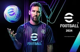 Lionel Messi en eFootball 2024.