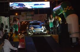 Franco Pappalardo y Diego Díaz (Ford Fiesta Rally4) iniciaron de esta forma el rally itapuense.