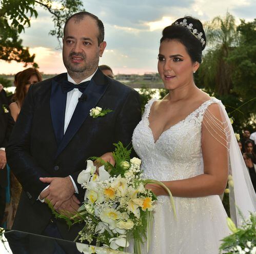 Fernando Zuccolillo y Diana Villasanti dieron el sí.