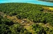La franja de protección del embalse de Itaipú afectada por la deforestación ilícita.