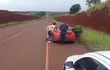 El asalto ocurrió sobre la Ruta PY02, en medio de cultivos agrícolas en la zona sur de Alto Paraná.