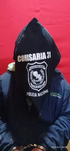 Rolando Caballero Sosa, de 25 años, detenido.