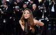 La cantante colombiana, Shakira, en una reciente aparición en el Festival in Cannes. (AFP)
