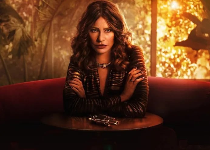 Sofía Vergara interpreta a 'Griselda" en la nueva miniserie de Netflix.