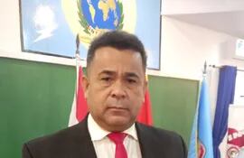 El jefe de la Interpol Paraguay, Carlos Alberto Duré.