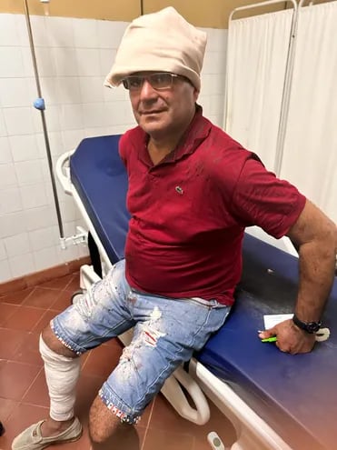La víctima  Antonio Ramón Ruiz (53), cambista de nacionalidad argentina, pero con residencia en la ciudad de Alberdi, a quien los delincuentes le despojaron de 34 millones de guaraníes.