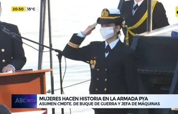 Mujeres hacen historia en la Armada Paraguaya