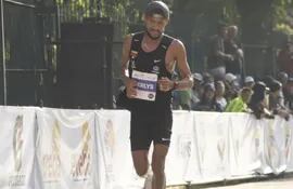 Delis Ramón Ayala en la maratón de Caracas, Venezuela.