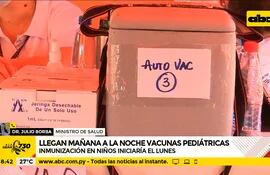 Vacunas pediátricas llegan mañana, anuncia Salud