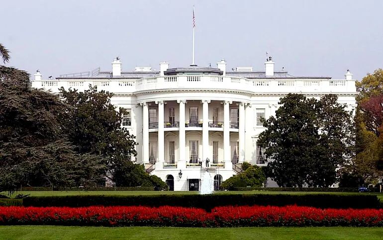 La Casa Blanca, sede del Poder Ejecutivo de los Estados Unidos.