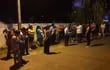 Pobladores del barrio Piquete Cué de la ciudad de Limpio se manifestaron frente la Comisaria local ante la creciente inseguridad en la zona.