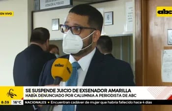 Se suspende juicio oral del exsenador Dionisio Amarilla contra el periodista Juan Carlos Lezcano