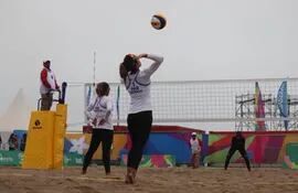 La dupla paraguaya de vóley de playa cayó en el debut en los Juegos Panamericanos Lima 2019.