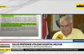 Salud pretende utilizar hospital militar