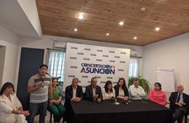 Lanzamiento de la Concertación por Asunción.