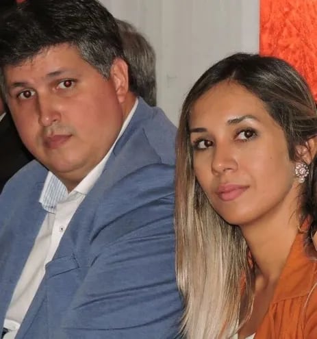 El diputado Esteban Martín Samaniego (ANR-HC) y su esposa la intendenta Patricia Corvalán (ANR-HC).