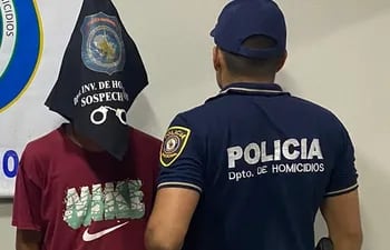 Ever Hugo Espínola Ferreira, detenido.