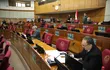 Sesión de la Cámara de Senadores hoy, jueves 15 de junio. Los legisladores finalmente designaron la terna para el cargo de Defensor del Pueblo Adjunto.