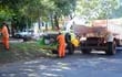 La máquina trituradora de la Municipalidad de Ciudad del Este comenzó a operar para dar solución a las ramas de árboles en la temporada de poda.