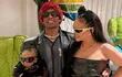 Asap Rocky y Rihanna con el cumpleañero RZA.
