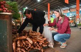 La mandioca da sustento económico a cientos de familias paraguayas y se torna en uno de los alimentos más requeridos.