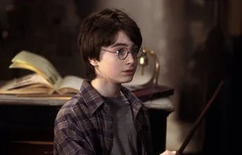 Daniel Radcliffe en "Harry Potter y la Piedra Filosofal".