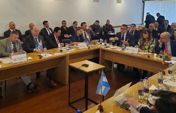 Reunión del Comité Intergubernamental de la Hidrovía, en Buenos Aires, el 27 de setiembre de 2023.