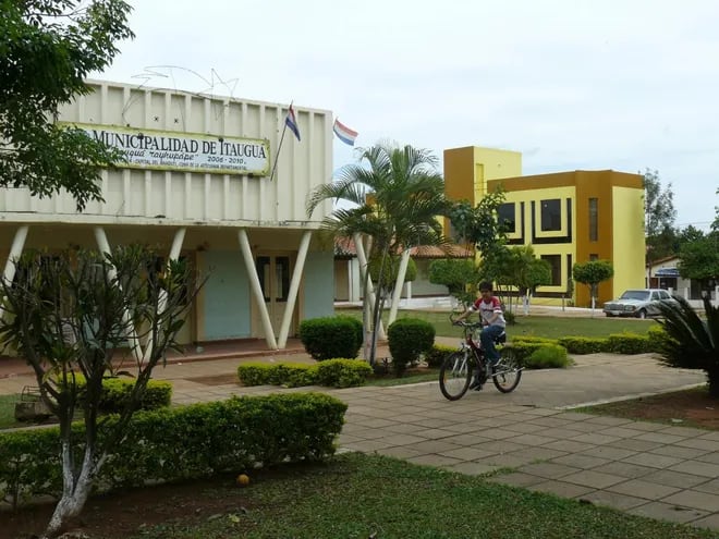Sede de la Municipalidad de Itauguá, en el departamento Central.