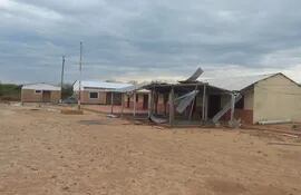 Más de 40 familias fueron afectadas por el temporal.
