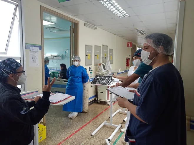 En el Hospital Integrado Respiratorio nueva personas se encuentran internadas en UTI y ocho en sala común.