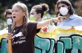 La activista ambiental sueca Greta Thunberg.