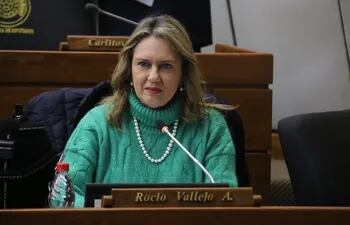 Rocío Vallejo presentó su informe de gestión como presidenta de la Comisión de Asuntos Constitucionales.