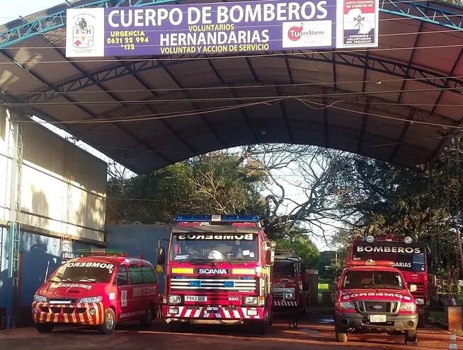 Las tres compañías de bomberos voluntarios que operan en Hernandarias cerrarán sus cuarteles desde esta medianoche.