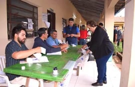 En las Elecciones Complementarias, se registra una baja participación en los distritos de Sapucái e Ybycuí.