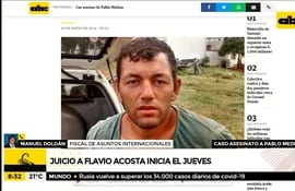 Caso Pablo Medina: juicio a Flavio Acosta se inicia el jueves