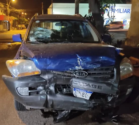Conductor ebrio provoca accidente en Asunción