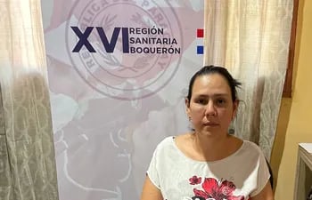 Dra. Esther Bogado Directora de la XVl Región Sanitaria de Boquerón, Chaco Central.