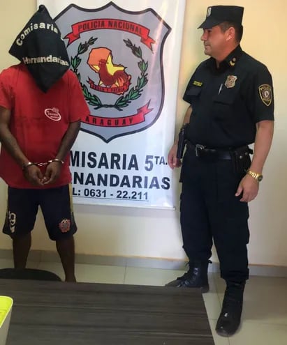 Jhony Augusto López Ruiz Díaz está privado de su libertad en la Dirección de Policía de Alto Paraná con pedido de prisión preventiva.