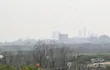El humo cubre la ciudad de Asunción este lunes 14 de febrero del 2022.