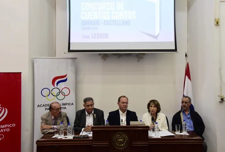 Autoridades del Comité Olímpico Paraguayo y del Centro Cultural de la República El Cabildo realizaron la presentación de una nueva edición del Concurso de cuentos cortos en guaraní y castellano.