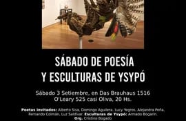 Sábado de Poesía y esculturas de Ysypó en Das Brauhaus