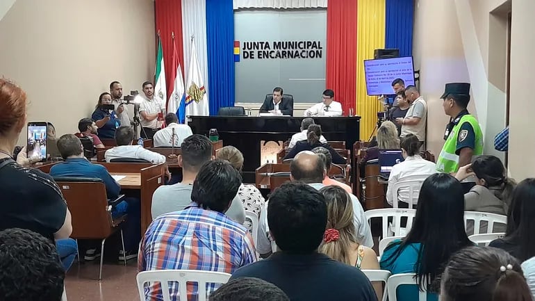 Sesión ordinaria Junta Municipal de Encarnación