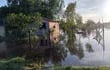 Varias familias quedaron afectadas debido sus viviendas quedaron inundas por las crecidas.
