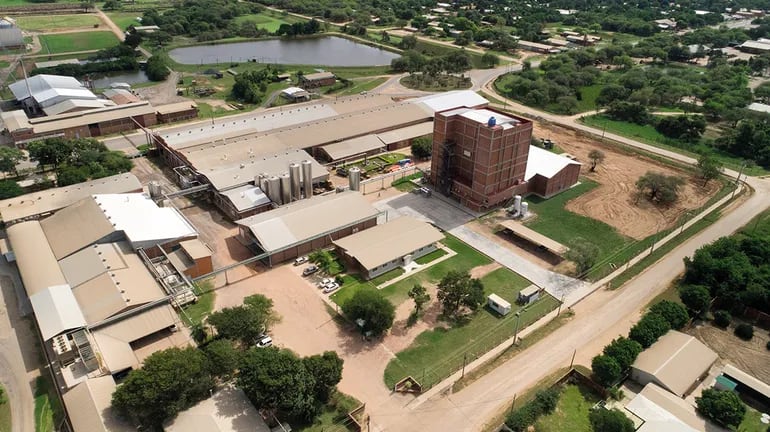 La Cooperativa Chortitzer cuenta con una moderna planta procesadora de leche en polvo, en Loma Plata, Chaco.
