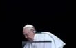 El papa Francisco, durante la oración del Ángelus en el Vaticano, ayer domingo18.