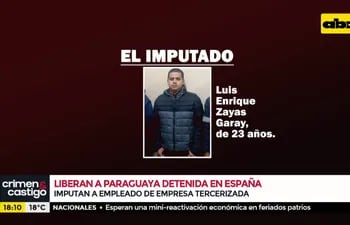 Luis Enrique Zayas Garay, único imputado por caso de envío de cocaína a España desde el aeropuerto Silvio Pettirossi.