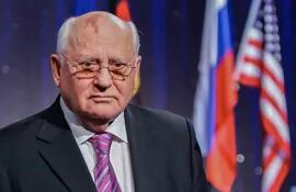 El expresidente soviético Mijaíl Gorbachov durante un evento en Berlín, Alemania, en octubre de 2009.