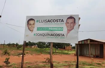Luis Acosta Fonseca se postula para intendente y su padre Joaquín Acosta a concejalía. Ambos están procesados por el crimen de Carlos Aguilera Paniagua.