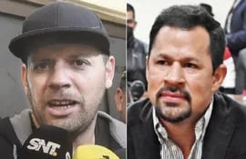 Reinaldo Javier "Cucho" Cabaña y el diputado colorado Ulises Quintana, acusados en la causa Berilo.